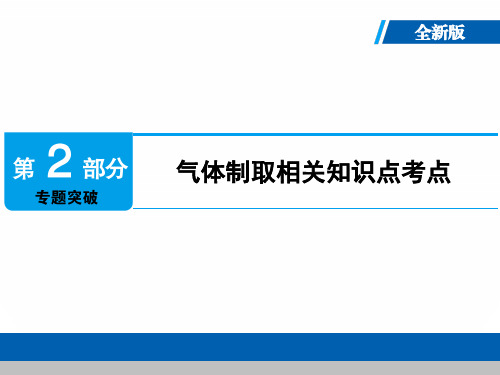 初中化学专题复习课件：气体制取(考点知识点总结)