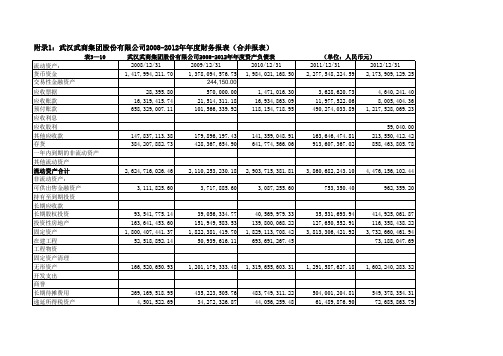 第三章+财务报表分析附录