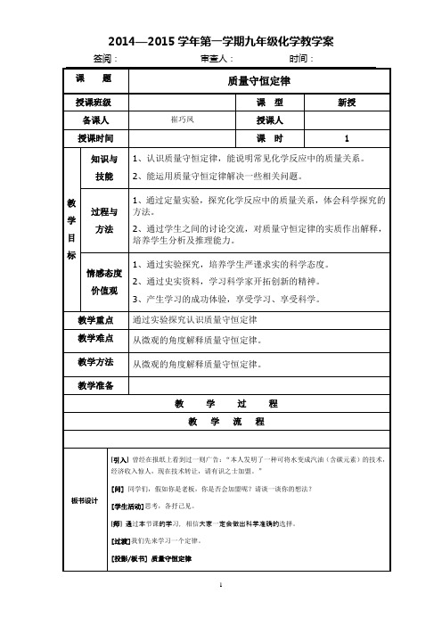 质量守恒定律1