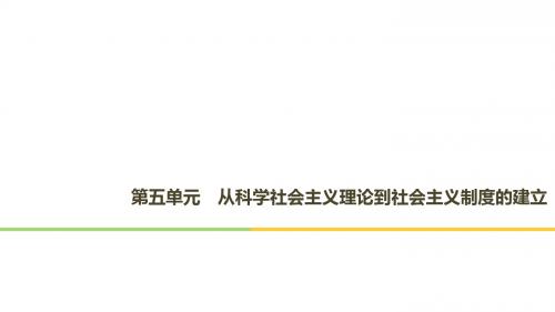 高中历史第五单元从科学社会主义理论到社会主义制度的建立第18课马克思主义的诞生课件新人教版必修1