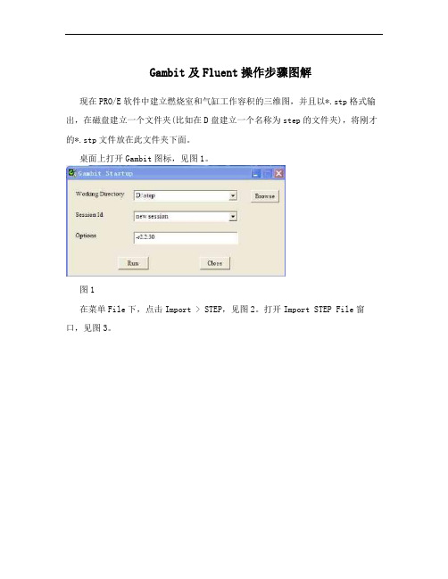 Gambit及Fluent操作步骤图解