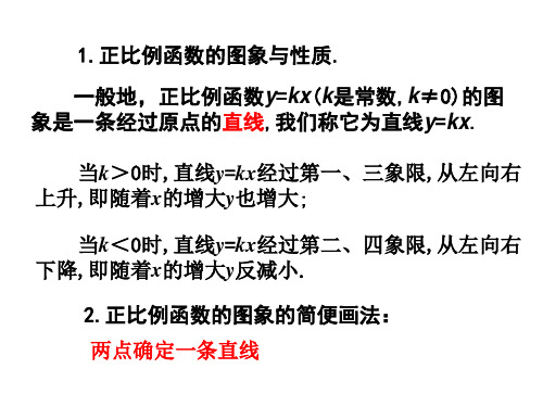 人教版八年级数学下册课件：19.2.2 一次函数的图像(第二课时)(共19张ppt)