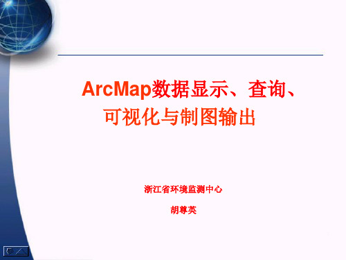 ArcMap数据显示制图