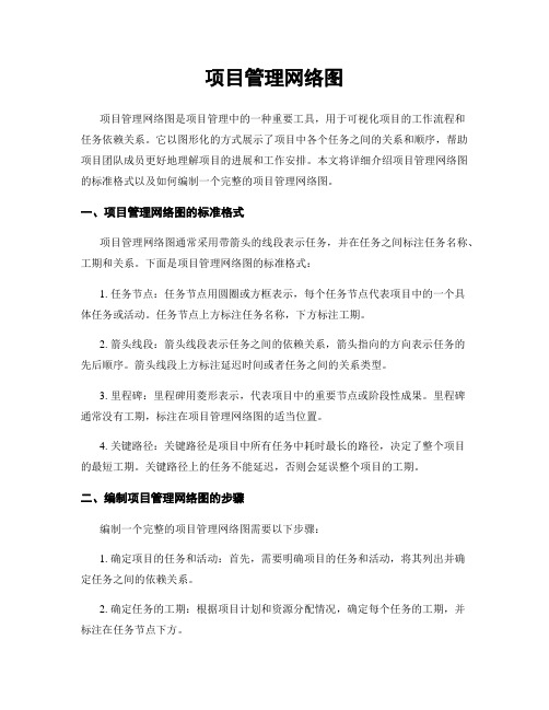 项目管理网络图