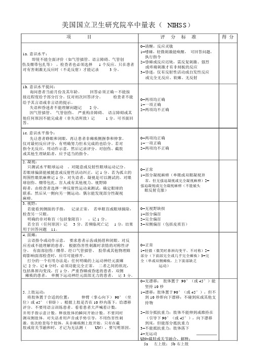 (完整版)NIHSS评分量表_最标准使用版.docx