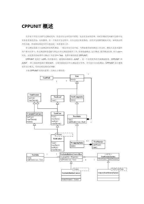 CPPUNIT的运用