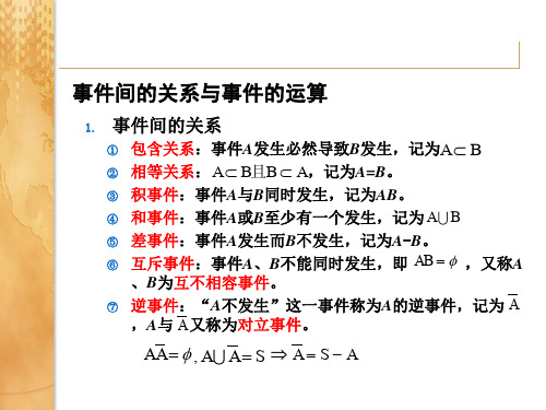 概率论与数理统计期末复习资料