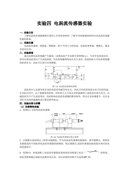 《传感器及检测技术》实验4 电涡流传感器实验