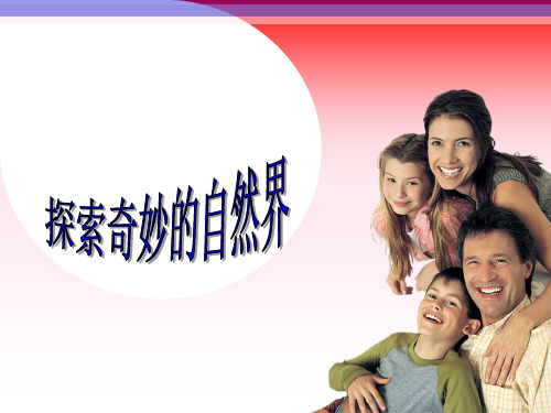 探索奇妙的自然界.