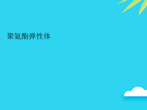 【正式版】聚氨酯弹性体 PPT