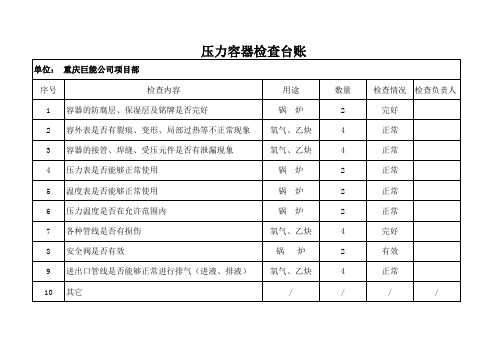 压力容器检查表.xls.