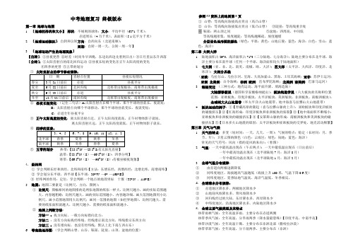 地理复习终极版本2