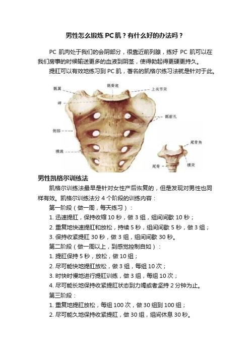 男性怎么锻炼PC肌？有什么好的办法吗？