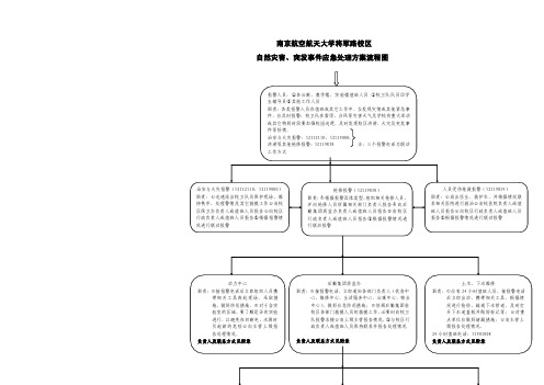 自然灾害应对流程图