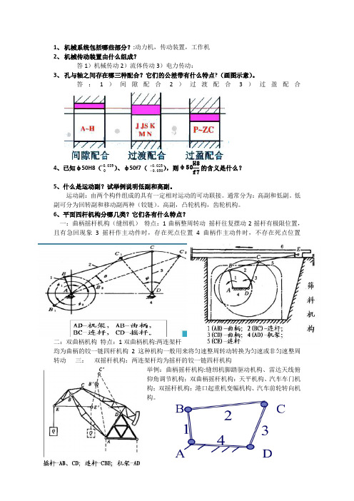 工程机械复习 通宵版