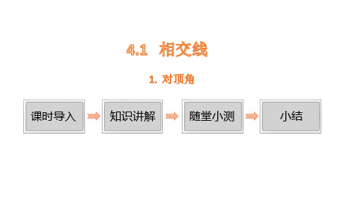 4.1 相交线 1.对顶角课件(共21张PPT)