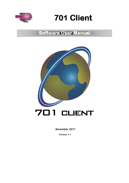 Soyal 701 Client Software User Manual