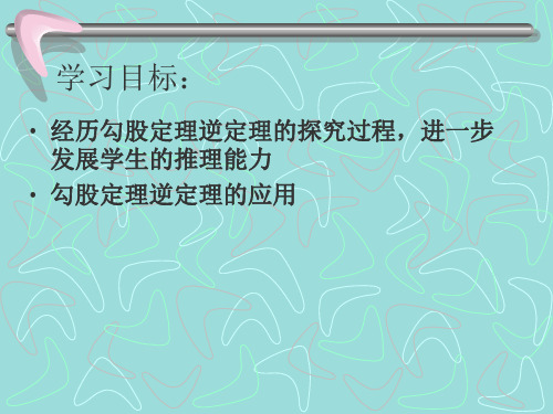 北师大版八年级上册 1.2 一定是直角三角形吗 课件(共14张PPT)