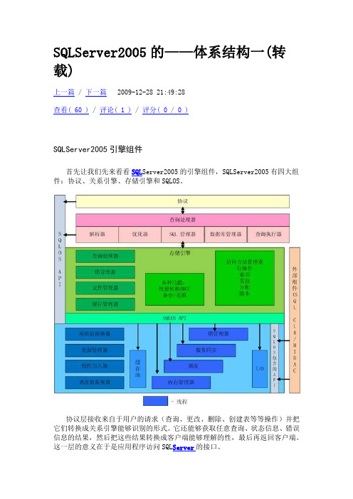 SQLServer2005的体系结构