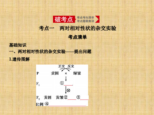 2020年高考课标版高考生物    专题12 基因的自由组合定律