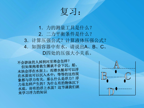 认识浮力ppt2 粤教沪科版优质课件优质课件