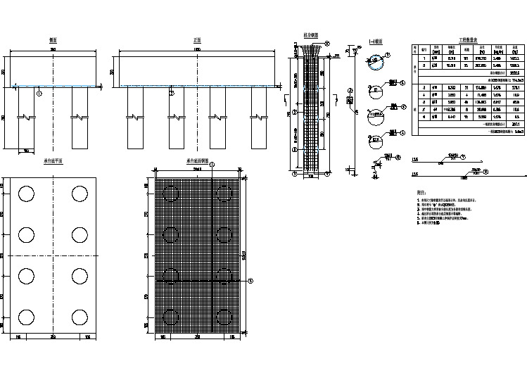 某地道路高架桥建筑结构设计施工图