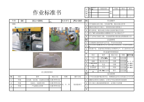 作业指导书1