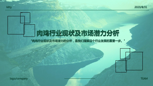 2023年肉鸡行业现状报告