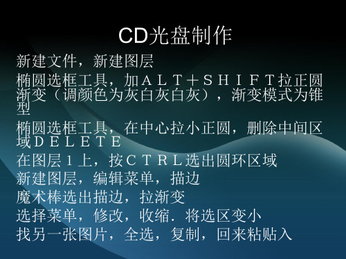 PS绘制cd盒