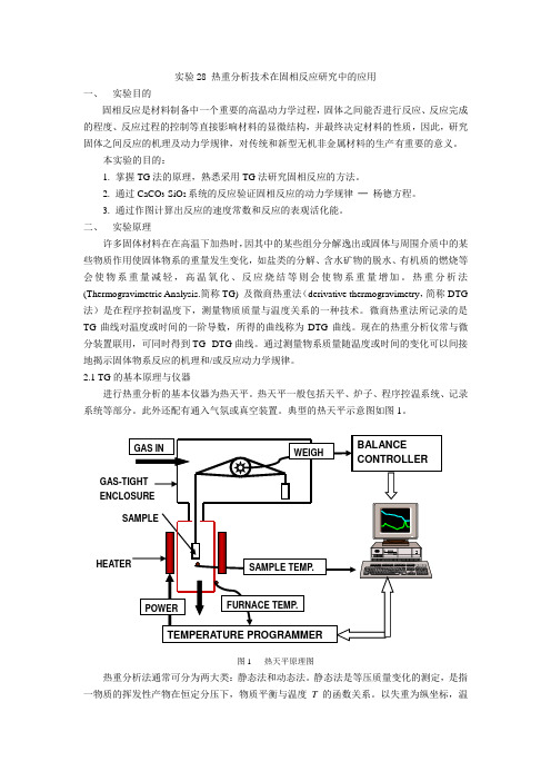 实验27__扩散与固相反应实验(张)