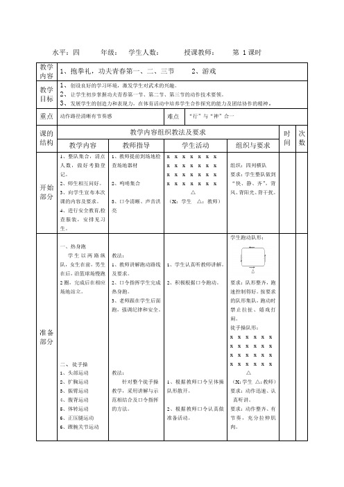 武术 功夫青春