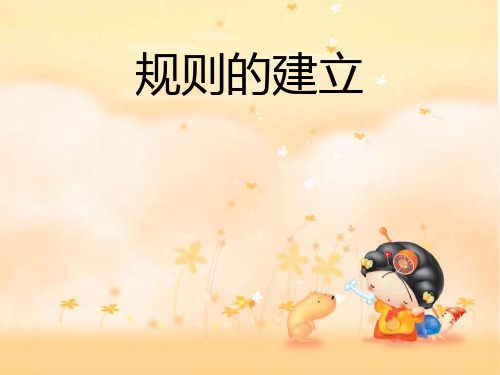 规则的建立PPT课件