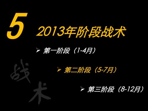 AA--贵阳万科·悦城2013年年度营销报告第二部分