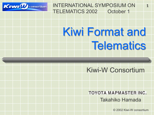 Kiwi Format and Telematics