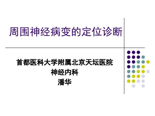 周围神经病变的定位诊断