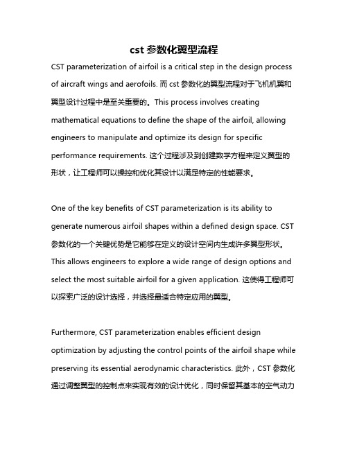 cst参数化翼型流程