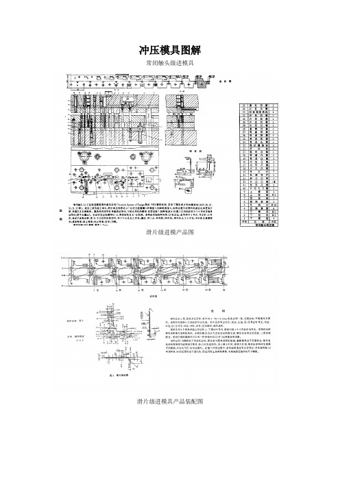 冲压模具图解