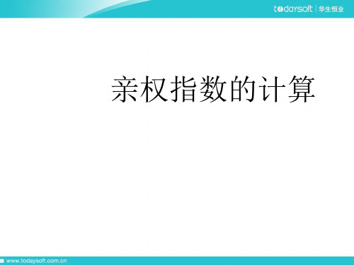 亲权指数的计算 ppt课件