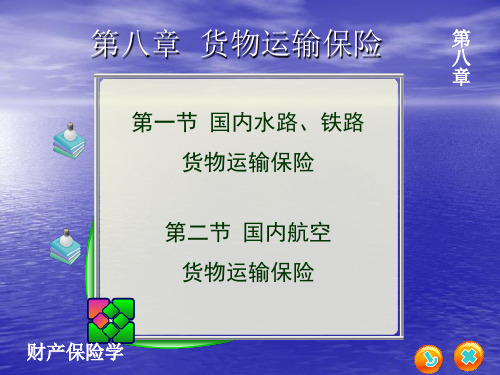 第八章_货物运输保险