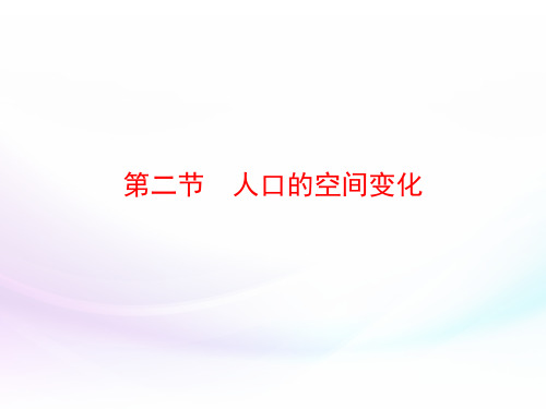 2019年-中图版高中地理必修二1.2《人口迁移》(共41张PPT)-PPT精选文档