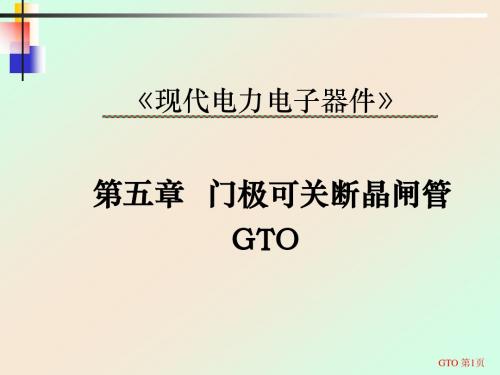 12 第5章 GTO