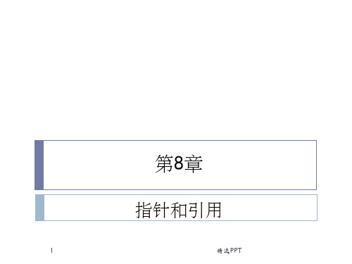 《指针和引用》PPT课件