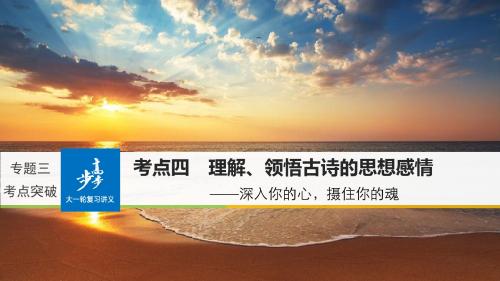 2018版高考语文(全国)大一轮复习复习讲义课件：古诗文阅读  第二章  专题三  考点四