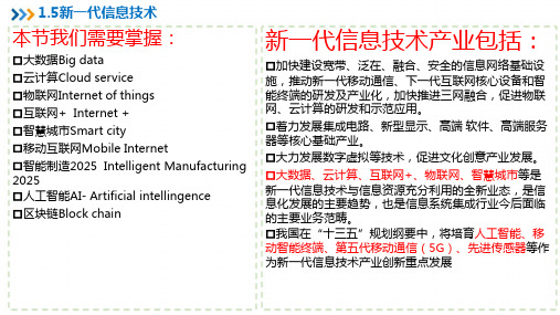 信息系统项目管理师教程重点笔记【第1章】信息化与信息系统(三)