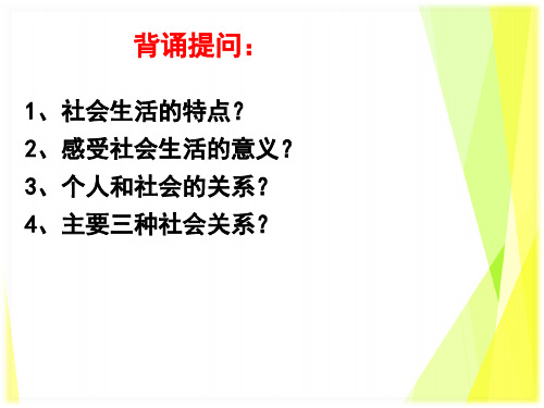 1.2 在社会中成长 课件-部编版道德与法治八年级上册(共30张PPT)