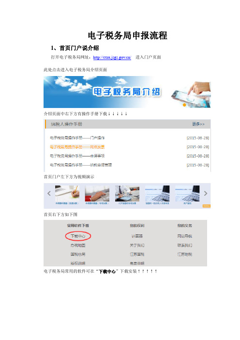 电子税务局申报流程简介