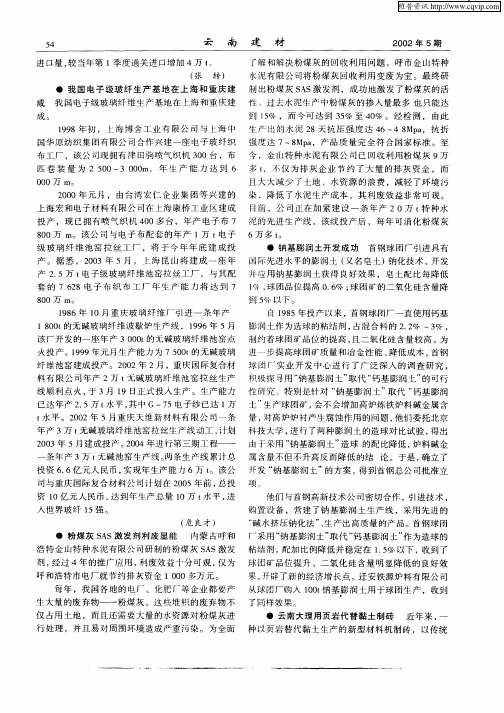 云南大理用页岩代替黏土制砖