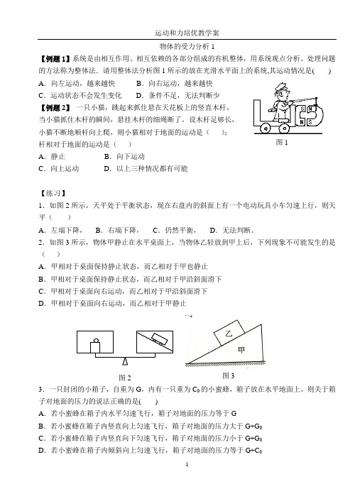 物体的受力分析