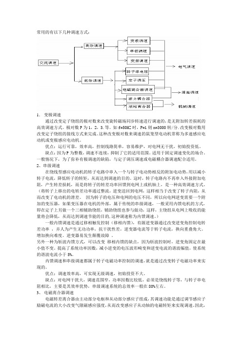 常见调速方法