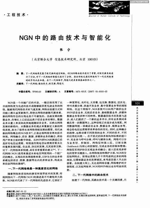 NGN中的路由技术与智能化